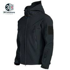 Giacca Militare Uomo Tattica Impermeabile Soft Shell Con Cappuccio Inverno