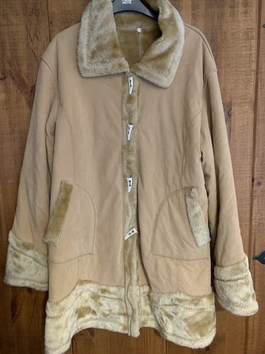 Ladies coat sheepskin style - ladies, xl