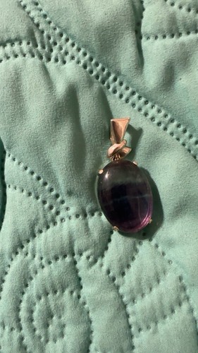 925 sterling rainbow fluorite - .925,