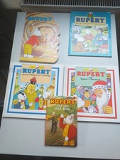 RUPERT BEAR BOOKS X 5 *