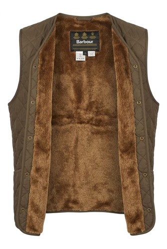 Barbour pile liner olive - barbour,