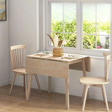 Wooden drop leaf dining table - drop,
