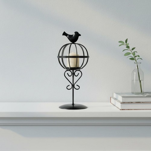 Birdcage candle holder - birdcage,