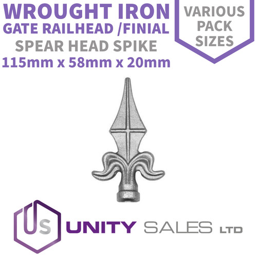 115mm 58mm wrought iron - x,