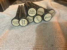 8 Antique Pump Organ Pulls