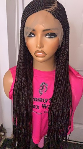 Braided wig cornrow full - braided,