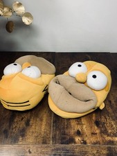 Vintage Official Simpsons Homer Simpson Novelty Slippers Mens UK 6 FOX