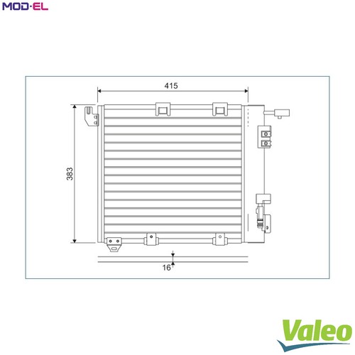 Condenser air conditioning - air,