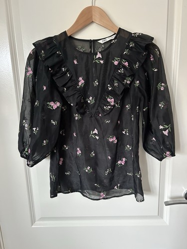 Zara the alice blouse black - zara,