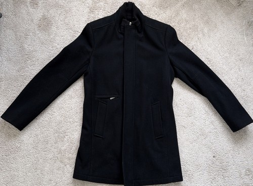 Zara mid length overcoat size - zara,