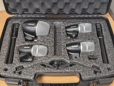 Shure Drum Microphone Kit - 2x PG81 3x PG56 1x PG52 Mics ☆ FAST DISPATCH ☆