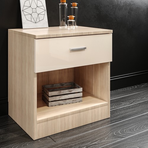 Oak cream bedroom furniture - bedroom,