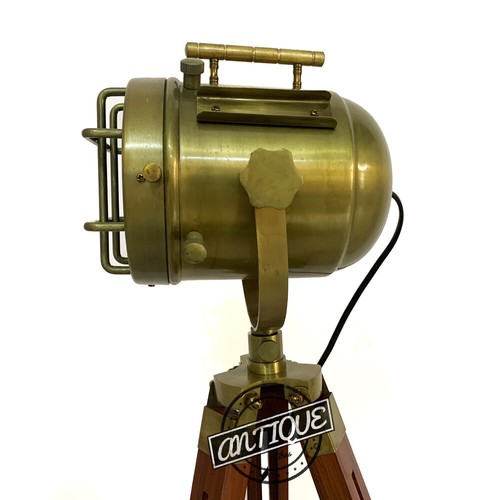Vintage tripod floor - tripod, lamp
