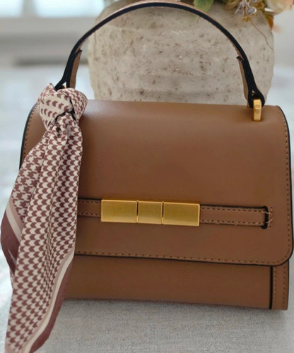 Primark tan brown top handle - brown,