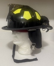 BULLARD Firedome firefighter helmet UST 2003 w/goggles included pre-owned
