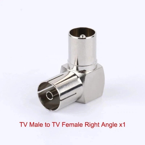 Right angle adapter plug - rf,