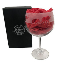 Milford Collection Animo Crystal Glass Etched Elephant Gin Balloon Glass 70cl