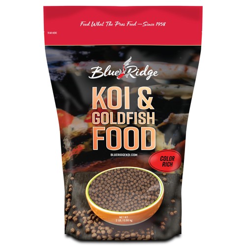 Blue ridge koi fish - ridge, food