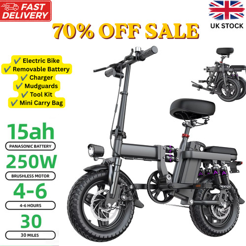 Folding electric bike 48v - 14",