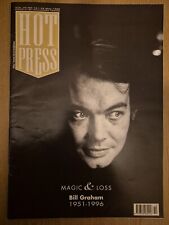 Hot Press Magazine BILL GRAHAM, U2, SEX PISTOLS, IAN DURY, VOL 20 NO 1 MAY 1996