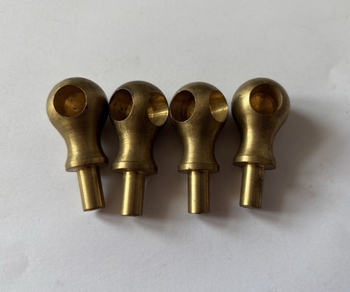 Vintage brass curtain rod - curtain,