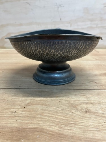 Antique hand hammered metal - antique,