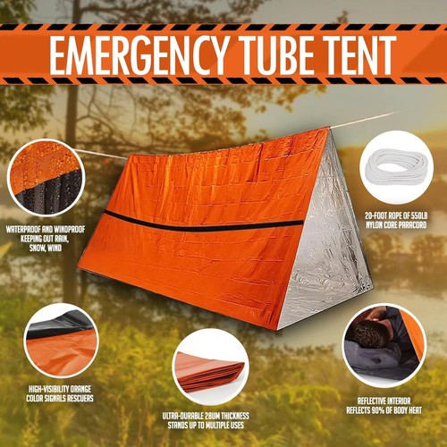 Person emergency camping - emergency,
