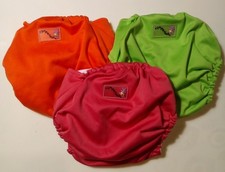 Rump-a-Rooz Polyester Diaper Covers Snap Close Newborn Cover Waterproof Lot of 3