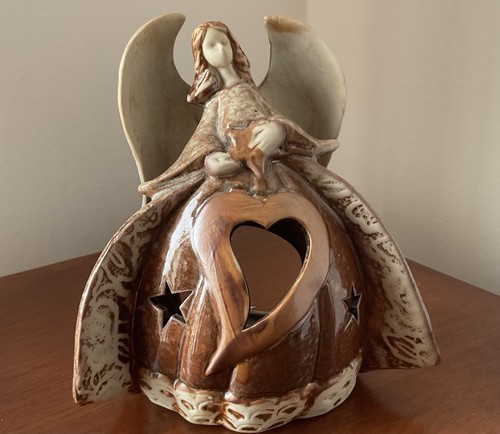 Vintage angel cherub tea - vintage, light