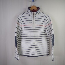 Fat Face The Airlie Mens Sweatshirt Jumper Pullover 1/4 Zip Heavy Cotton Medium