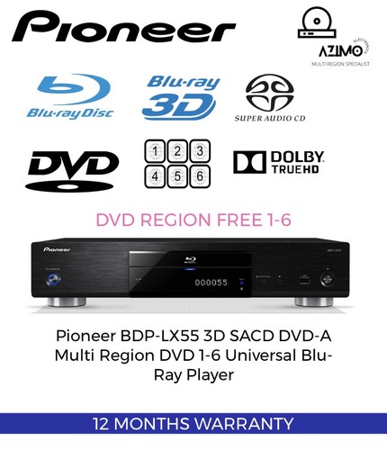 Pioneer bdp lx55 multi - pioneer, bdp-lx55