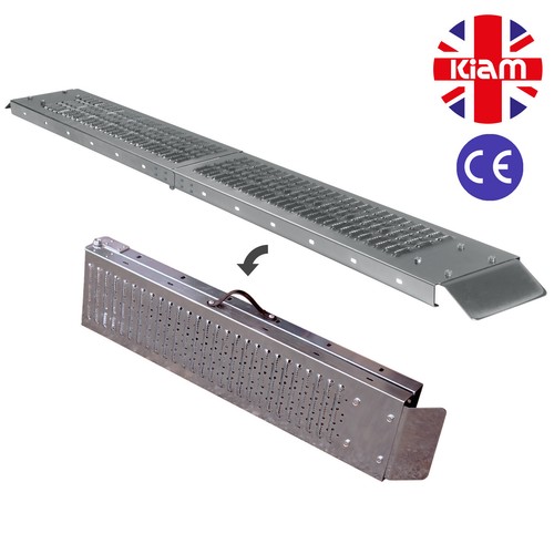Two folding ramps steel - ramps, 1.8m