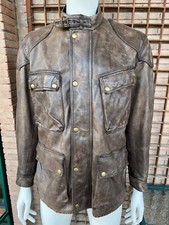 BELSTAFF Heavy Leather Jacket PANTHER 1966 First Serie N°182 Antique Brown M