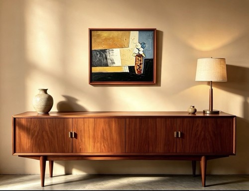 Vintage ikea framed textured - framed,