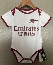 Arsenal 25/26 Third Kit Style Baby Grow, Vest, Romper size 12 (7-24Months)
