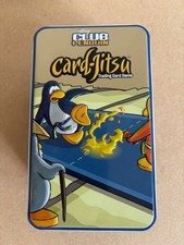 Disney Club Penguin Card Jitsu Trading Card Tin with 90 Cards - VGC - Played