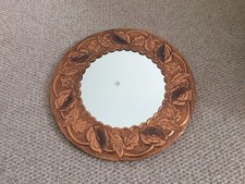 Small round wall mirror