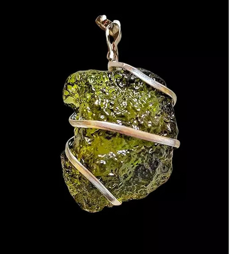 Natural certified moldavite - certified,