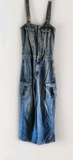 Zara Denim Jumpsuit Small Fits uk 8 RRP £59 New with Tags