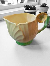 Vintage Carlton Ware Vintage Yellow/Green Buttercup Australian Dsn Creamer Jug. 