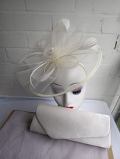 Fascinator Hat and Matching Clutch Bag.