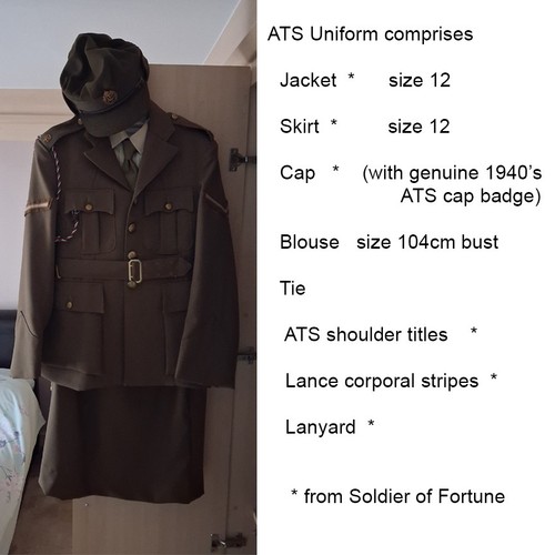 Ww2 british ats uniform - ww2,