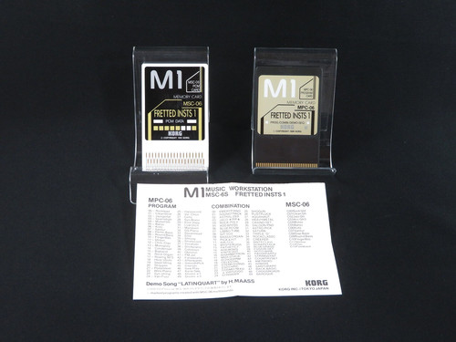 Tested korg program pcm - tested, m1