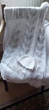 Hand Knitted Baby Shawl Baby