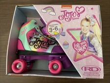 Roller Derby JoJo Siwa Adjustable Quad Star Roller Skates Size Medium (3-6)  New