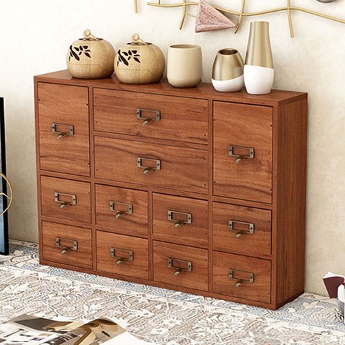 Drawers wooden cabinet - wooden,