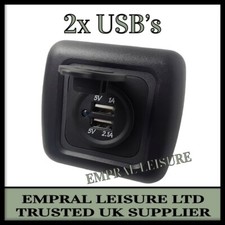Camper CBE 12v Dual Double USB