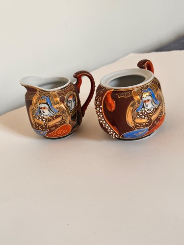 Vintage samurai china milk jug - samurai,