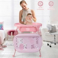 2-in-1 Baby Change Table with