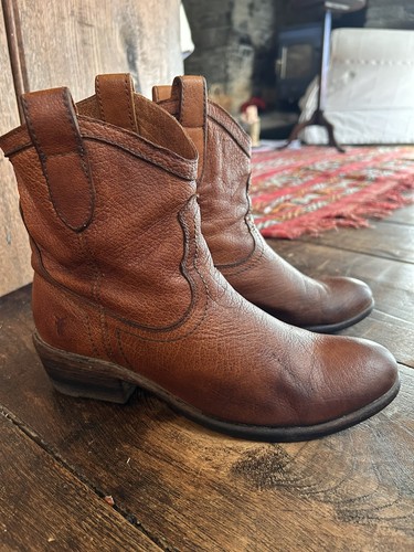 Frye billy cognac all - cognac, leather